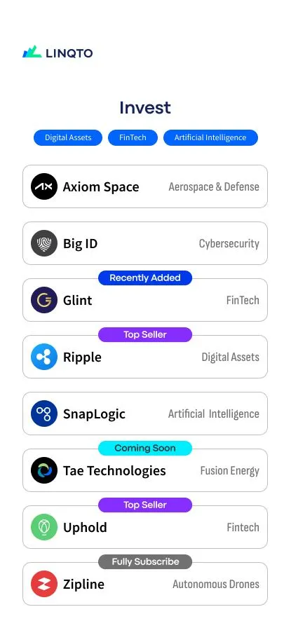 Linqto screenshot 2